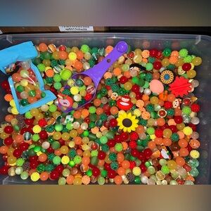 Colorful Autumn bead/focal mix scoop - small 50g minimum